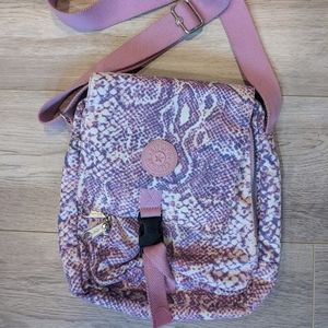 Kipling Animal Print Pink Crossbody Bag Purse